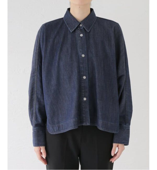 VERMEIL par iena「《追加》デニムフォルムシャツ」|シャツ・ブラウス|