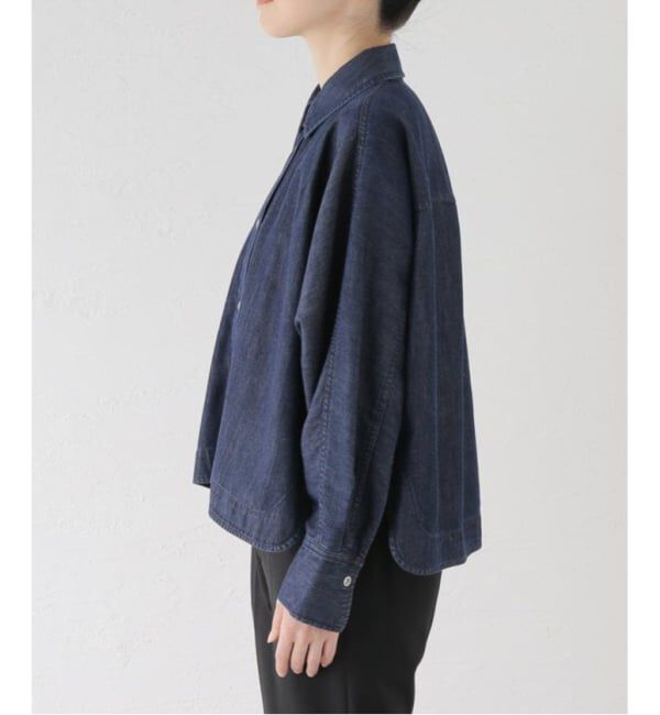 VERMEIL par iena「《追加》デニムフォルムシャツ」|シャツ・ブラウス|
