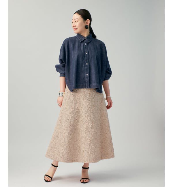 VERMEIL par iena「《追加》デニムフォルムシャツ」|シャツ・ブラウス|