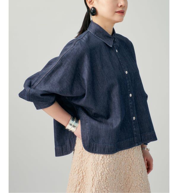 VERMEIL par iena「《追加》デニムフォルムシャツ」|シャツ・ブラウス|