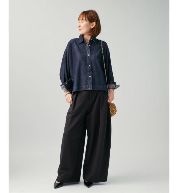 VERMEIL par iena「《追加》デニムフォルムシャツ」|シャツ・ブラウス|