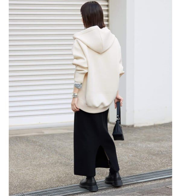 SLOBE IENA「《追加3》ボリュームジップアップフーディー」|パーカー|