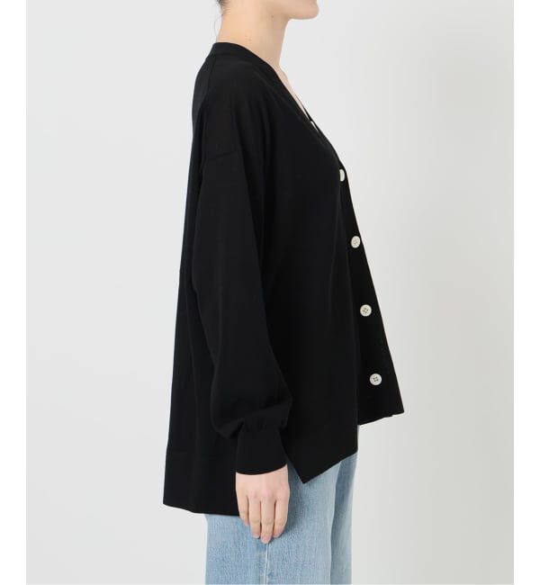 IENA「アセテートシルクVネックカーディガン」|カーディガン|