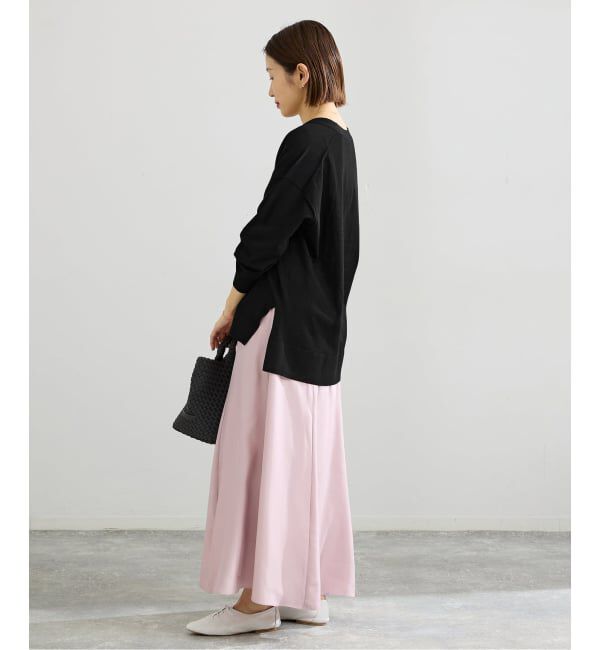 IENA「アセテートシルクVネックカーディガン」|カーディガン|