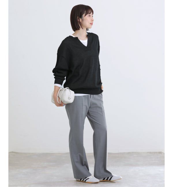 IENA「コットンwashiニットプルオーバー」|ニット・セーター|