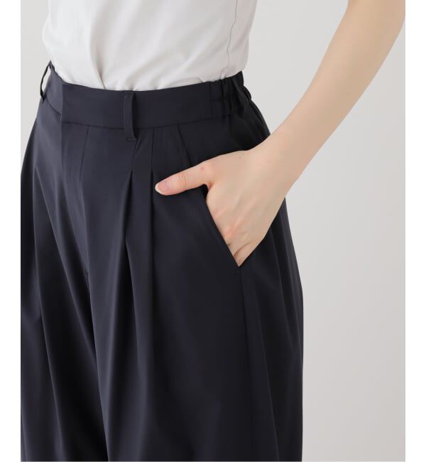 IENA「《セットアップ対応可》エアリーライトコクーンパンツ」|スラックス|