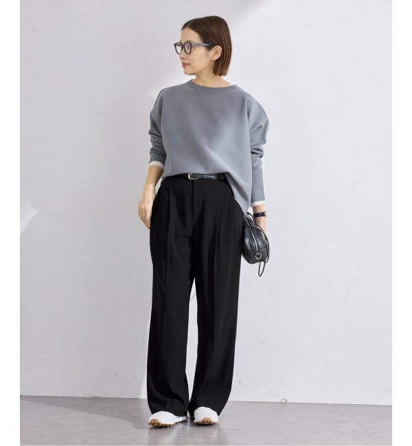 IENA「《追加》ウォッシャブル ジョーゼットスラックス」|スラックス|