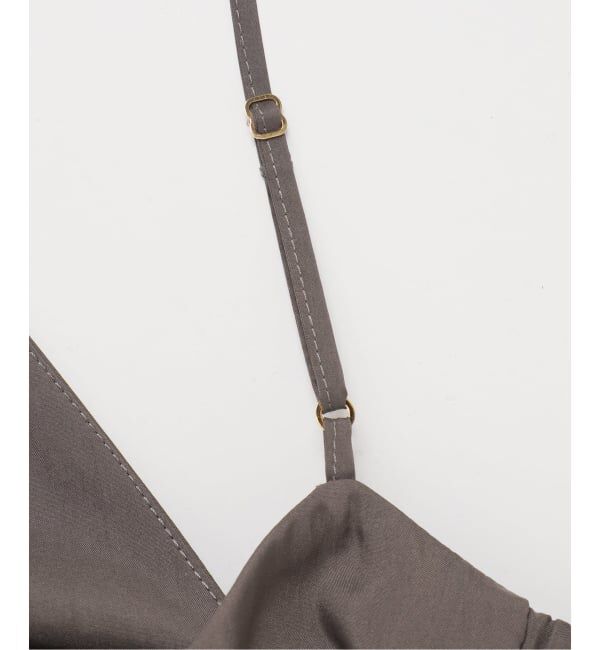 SLOBE IENA「《WEB限定/追加》パウダリーサテンプリーツキャミワンピース」|ワンピース|