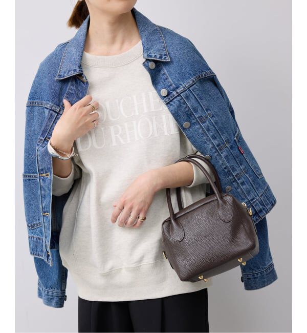 SLOBE IENA「《WEB限定/追加予約》フロッキープリントオーバースウェット」|スウェット・ジャージ|