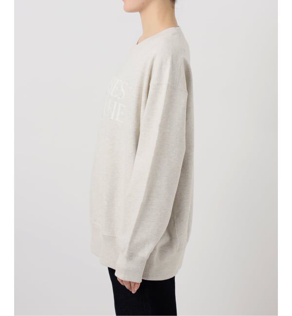 SLOBE IENA「《WEB限定/追加予約》フロッキープリントオーバースウェット」|スウェット・ジャージ|