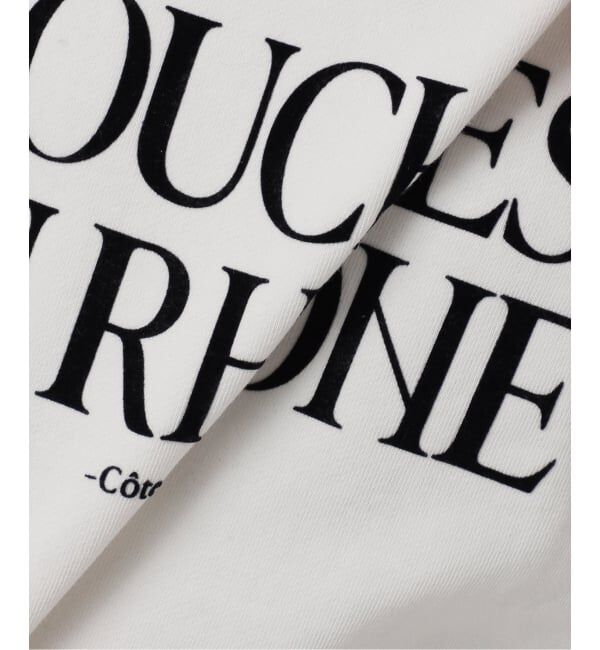 SLOBE IENA「《WEB限定/追加予約》フロッキープリントオーバースウェット」|スウェット・ジャージ|