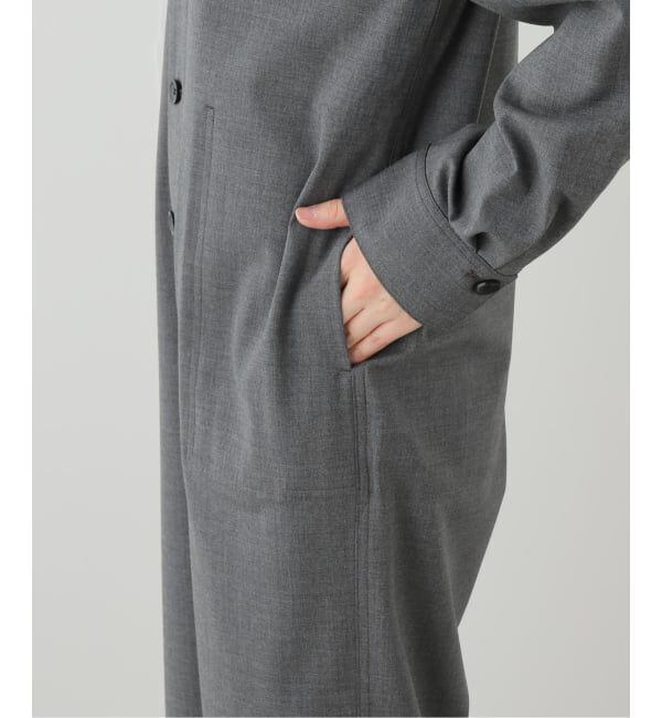 IENA「T/Wオープンカラーオールインワン」|オールインワン|