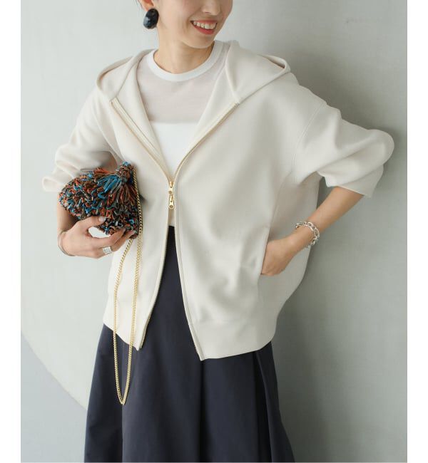 VERMEIL par iena「SCUBA ジップアップフーディー」|パーカー|ナチュラル