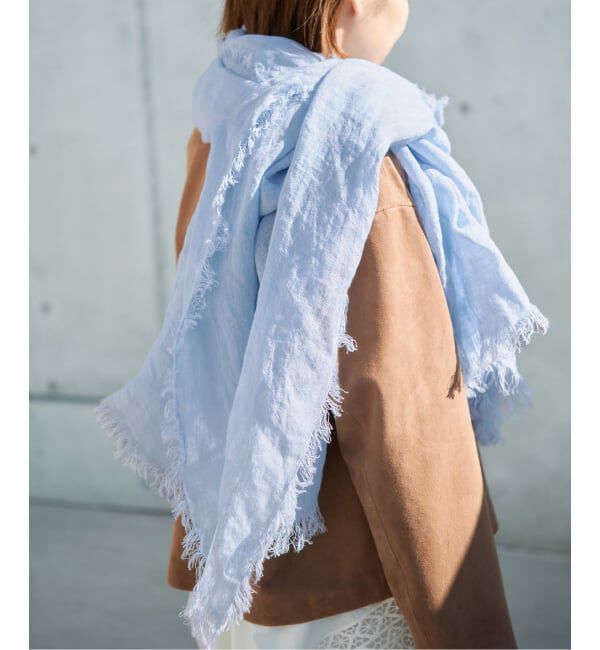 IENA「ASAUCE MELER/アソースメレ フランダースサン リネンガーゼ」|ストール|