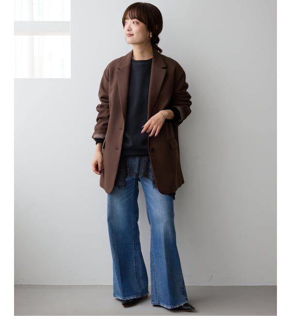SLOBE IENA「《WEB限定/追加6》レースコンビカットソー」|Tシャツ・カットソー|