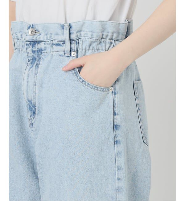 IENA「ブラウジングデニムパンツ」|デニム|