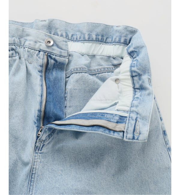 IENA「ブラウジングデニムパンツ」|デニム|