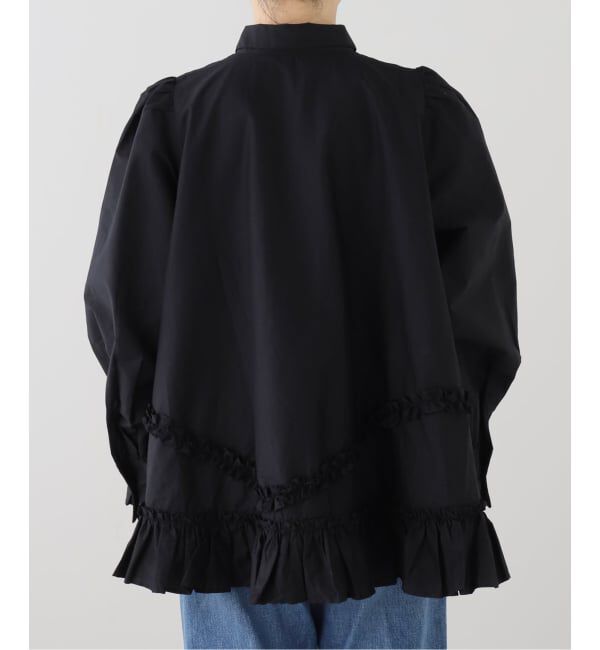 SLOBE IENA「crinkle crinkle crinkle frill hem long sleeve shirts CC-4503」|シャツ・ブラウス|
