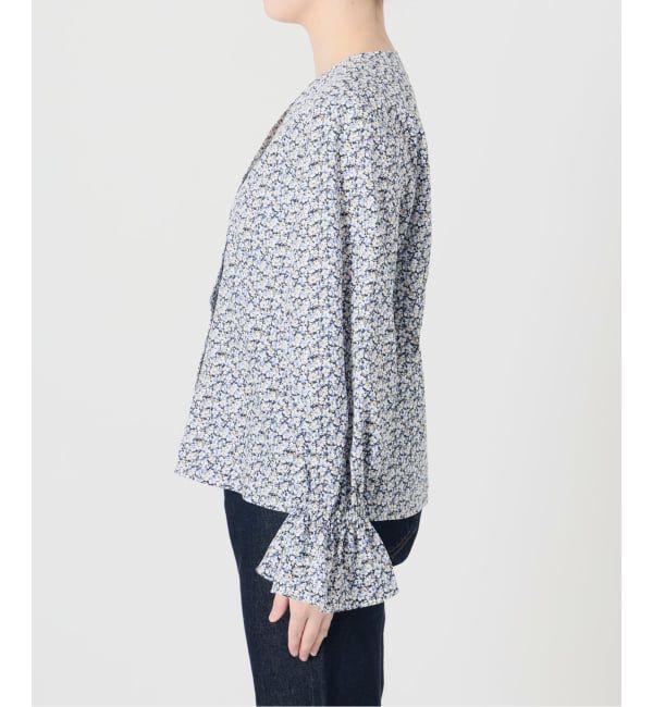 SLOBE IENA「《予約》Vネックフレアスリーブブラウス」|シャツ・ブラウス|