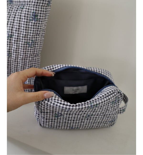 SLOBE IENA「Margaux Dereume &times; SLOBE キルティングポーチ」|ポーチ|