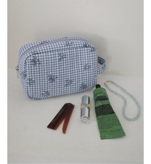 SLOBE IENA「Margaux Dereume &times; SLOBE キルティングポーチ」|ポーチ|