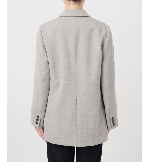 SLOBE IENA「《WEB限定/セットアップ対応可/追加3》ウォッシャブルツイルダブルジャケット」|テーラードジャケット|