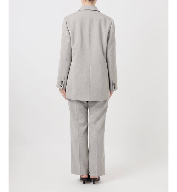 SLOBE IENA「《WEB限定/セットアップ対応可/追加3》ウォッシャブルツイルダブルジャケット」|テーラードジャケット|