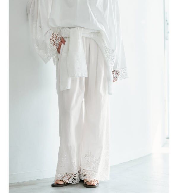IENA「カットワークレースパンツ」|その他|