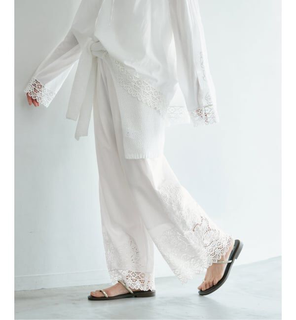IENA「カットワークレースパンツ」|その他|