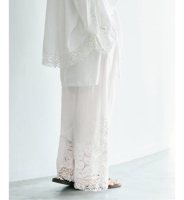 IENA「カットワークレースパンツ」|その他|