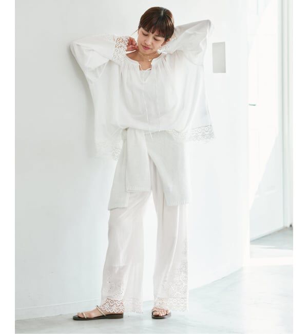 IENA「カットワークレースパンツ」|その他|