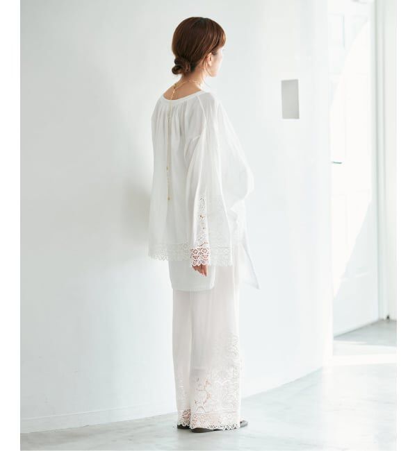 IENA「カットワークレースパンツ」|その他|