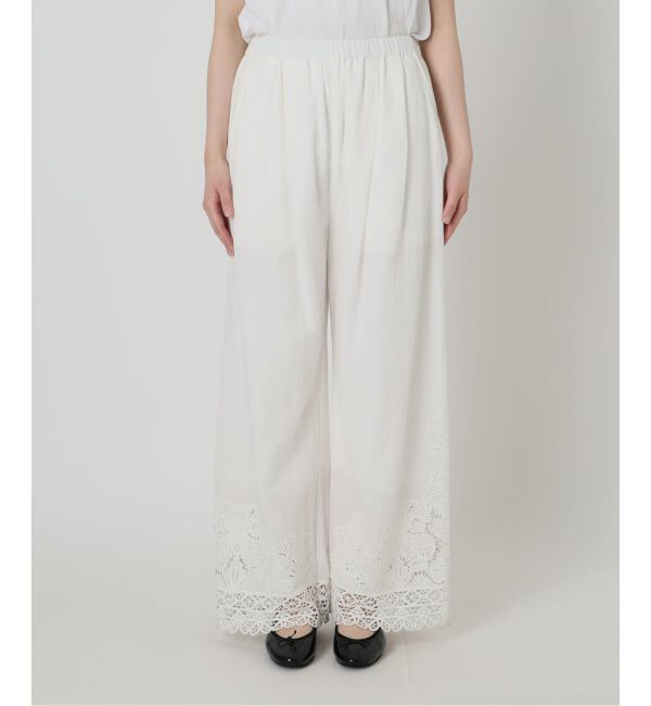 IENA「カットワークレースパンツ」|その他|