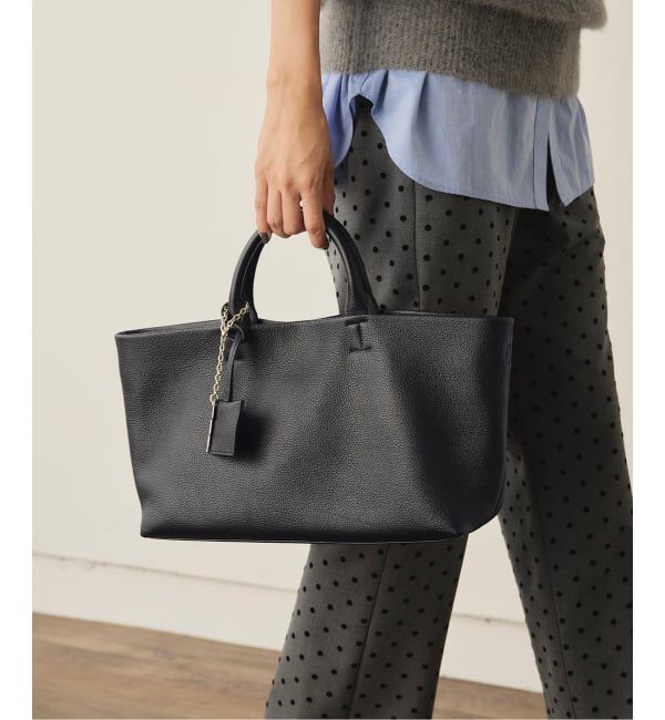 SLOBE IENA「《WEB限定カラーあり/追加6予約》SLOBE レザートートバッグ」|トートバッグ|