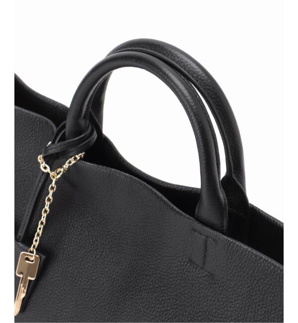 SLOBE IENA「《WEB限定カラーあり/追加6予約》SLOBE レザートートバッグ」|トートバッグ|