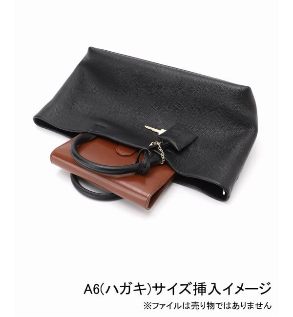 SLOBE IENA「《WEB限定カラーあり/追加6予約》SLOBE レザートートバッグ」|トートバッグ|