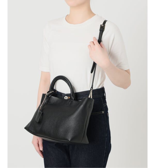 SLOBE IENA「《WEB限定カラーあり/追加6予約》SLOBE レザートートバッグ」|トートバッグ|