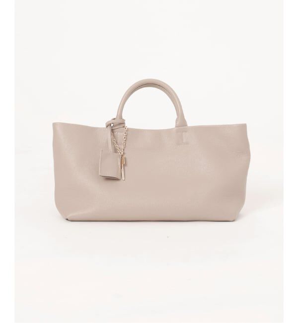 SLOBE IENA「《WEB限定カラーあり/追加6予約》SLOBE レザートートバッグ」|トートバッグ|