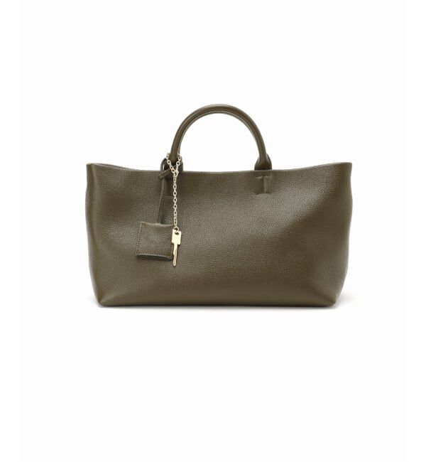 SLOBE IENA「《WEB限定カラーあり/追加6予約》SLOBE レザートートバッグ」|トートバッグ|