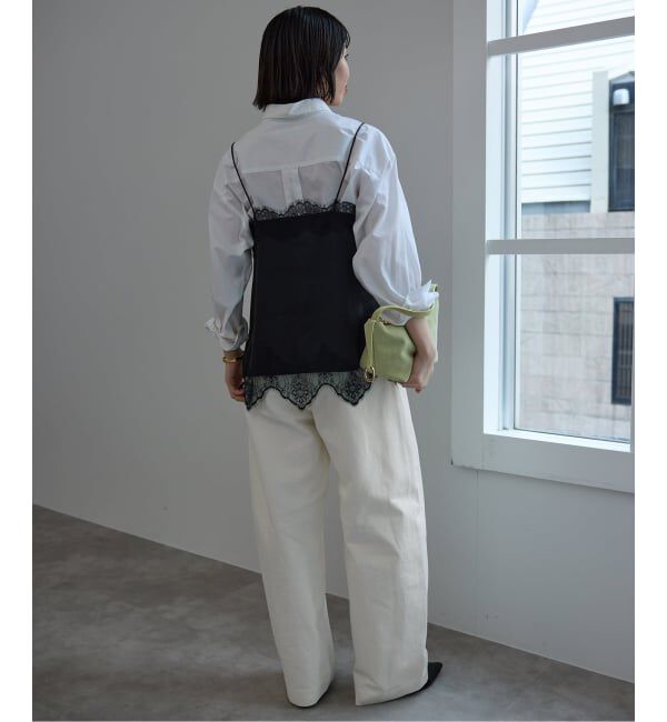 SLOBE IENA「《WEB限定/追加予約》LE DENIM カーブバギーデニムパンツ」|デニム|