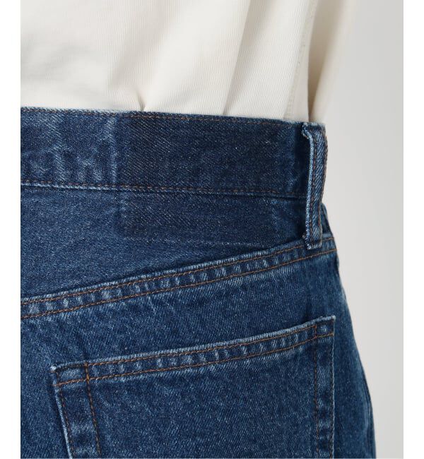 SLOBE IENA「《WEB限定/追加予約》LE DENIM カーブバギーデニムパンツ」|デニム|