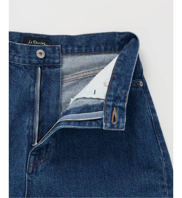 SLOBE IENA「《WEB限定/追加予約》LE DENIM カーブバギーデニムパンツ」|デニム|