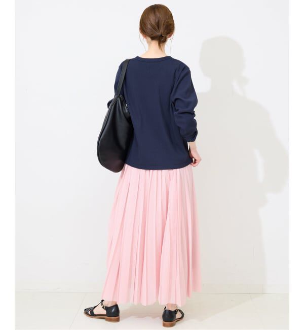 SLOBE IENA「《WEB限定/追加予約》PEボイルプリーツスカート」|スカート|