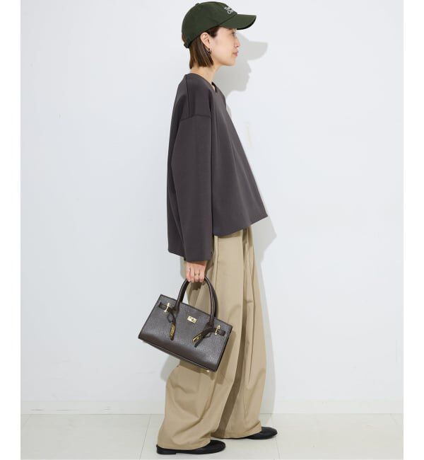 SLOBE IENA「《接触冷感/追加3予約》ライトチノタックカーブトラウザー」|チノ|