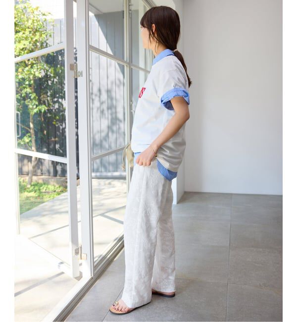 SLOBE IENA「《シリーズあり/予約》レースカットパンツ」|その他|