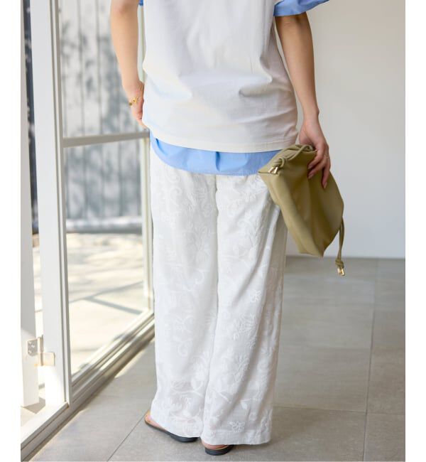 SLOBE IENA「《シリーズあり/予約》レースカットパンツ」|その他|