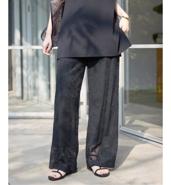 SLOBE IENA「《シリーズあり/予約》レースカットパンツ」|その他|