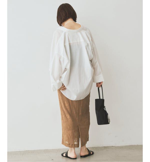 SLOBE IENA「《シリーズあり/予約》レースカットスカート」|スカート|