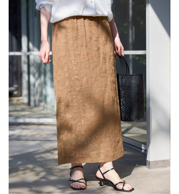 SLOBE IENA「《シリーズあり/予約》レースカットスカート」|スカート|