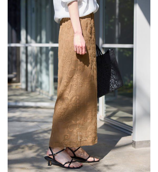 SLOBE IENA「《シリーズあり/予約》レースカットスカート」|スカート|